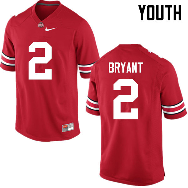 Youth Ohio State Buckeyes #2 Christian Bryant College Football Jerseys Game-Red